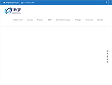 Tablet Screenshot of ibqp.org.br
